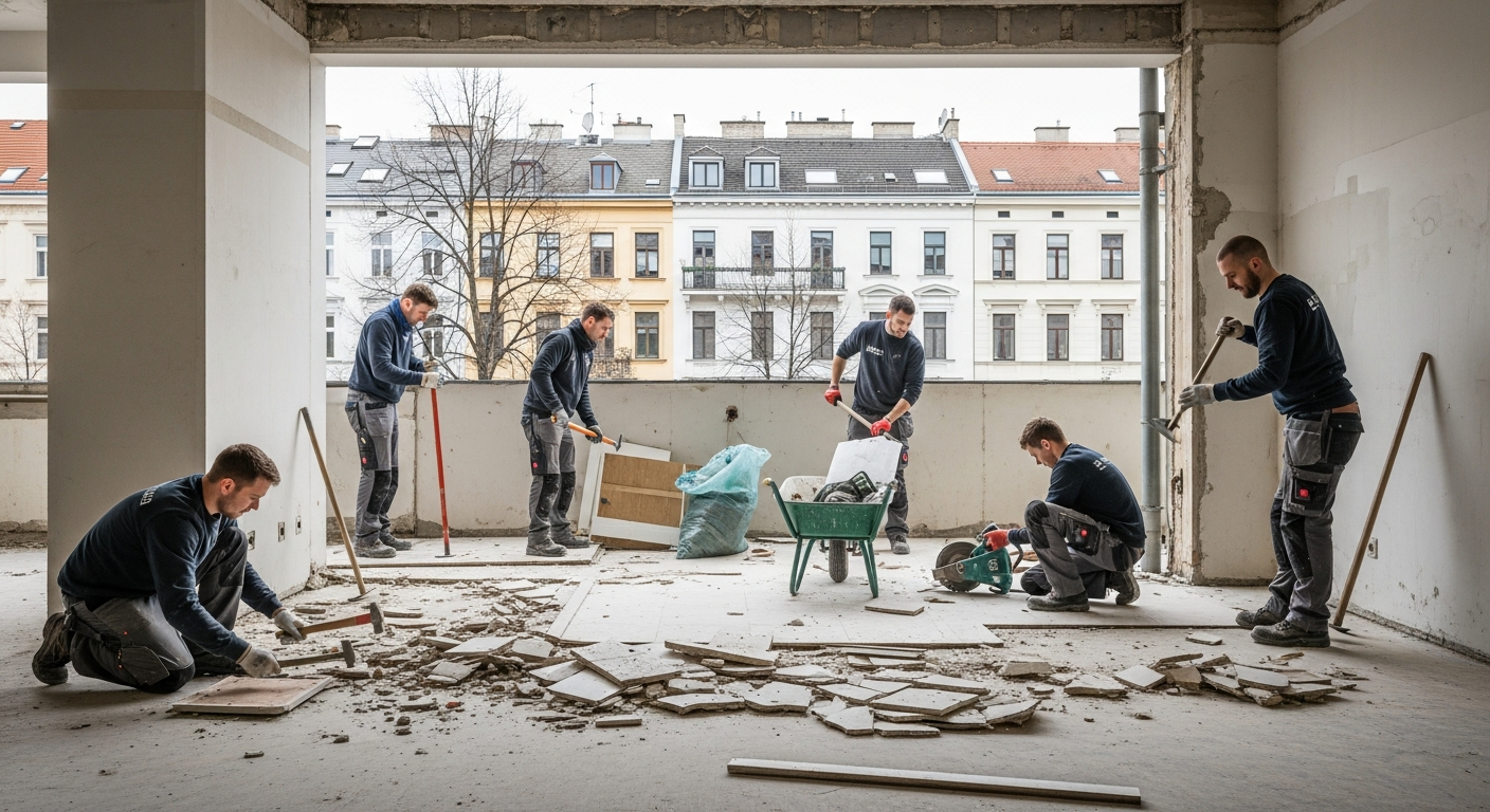 Entkernung & Sanierungsvorbereitung in Wien | Top-Qualität von Entrümpelung Steiermark